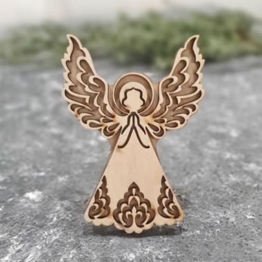 Ангел ніжний Вибійка штамп різдвяний ангел