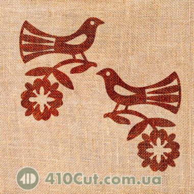 Штамп для вибійки на тканині набір Птахорай, вибійка Український орнамент вишивка вишиванка