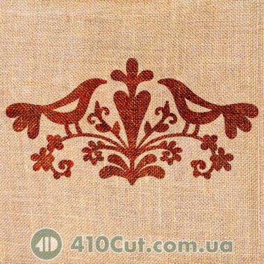 Пташки на гілочці ніжні вибійки штампи для тканини український орнамент вишиванка