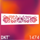 Трафарет петриківський розпис квіти листя