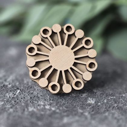 штамп вибійка павоквітна