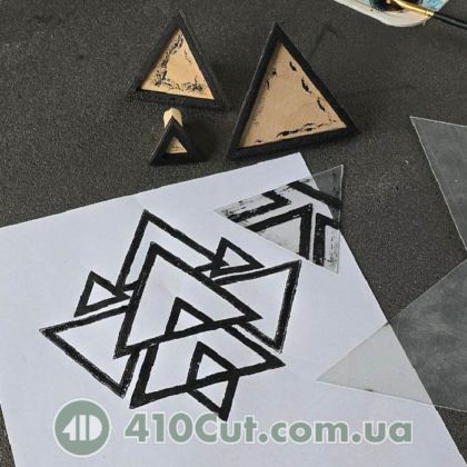 трикутники терапія штампи вибійки