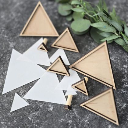 трикутники терапія штампи вибійки