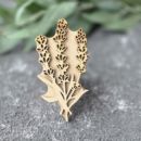 штамп вибійка лаванда букет