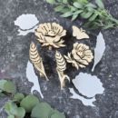 вибійки набір макове поле з метеликом