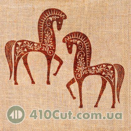 штамп вибійка кінь панський