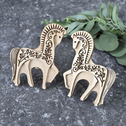 штамп вибійка кінь панський