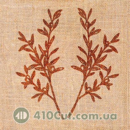 штамп вибіка гілка оливки