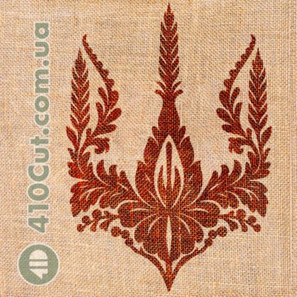 штамп вибійка тризуб петриківський