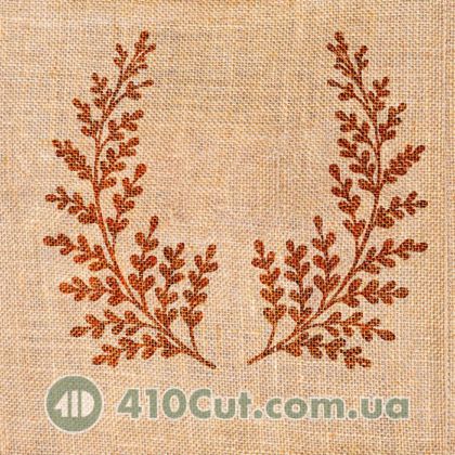 Штамп вибійка листя папороті