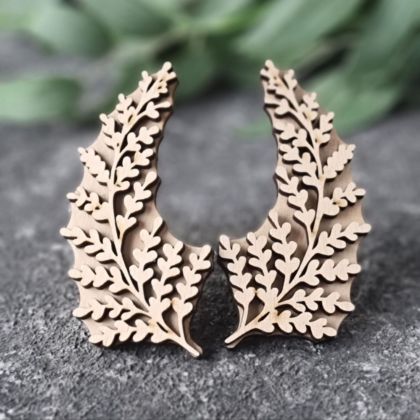 Штамп вибійка листя папороті