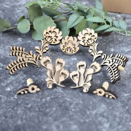 Штампи для вибійки по тканині Червона Рута