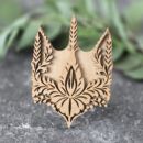 штамп вибійка тризуб петриківський