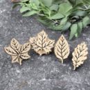 штамп вибійка листя осіннє