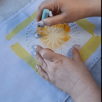 пензель художній тампувальний