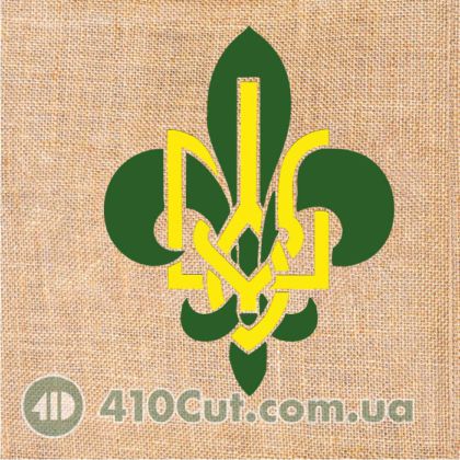 штамп вибійка пластова лілія