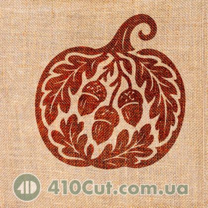 штамп вибійка гарбуз святковий