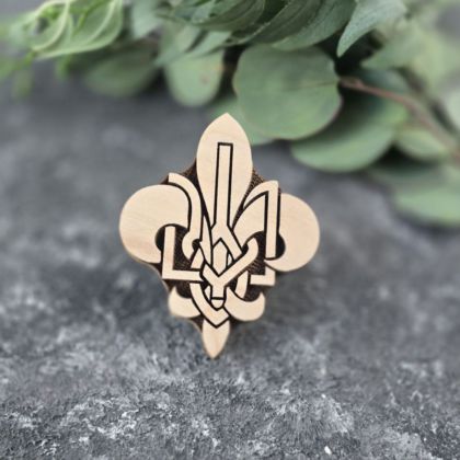 штамп вибійка пластова лілія