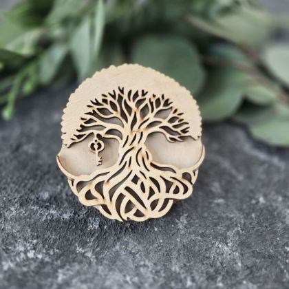 штамп вибійка дерево містичне