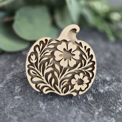 штамп вибійка гарбуз святковий