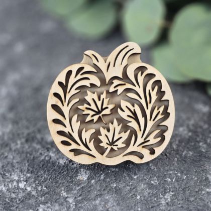 штамп вибійка гарбуз святковий