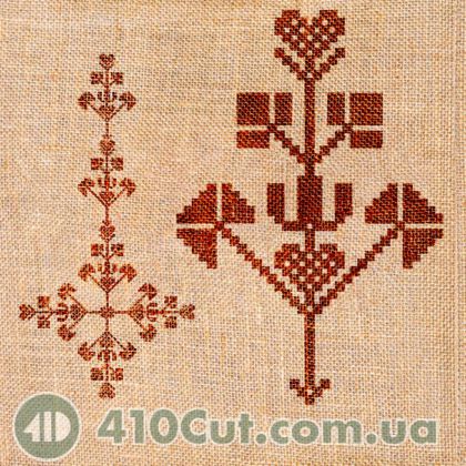 штамп для вибійки на тканині Деревце вишиване