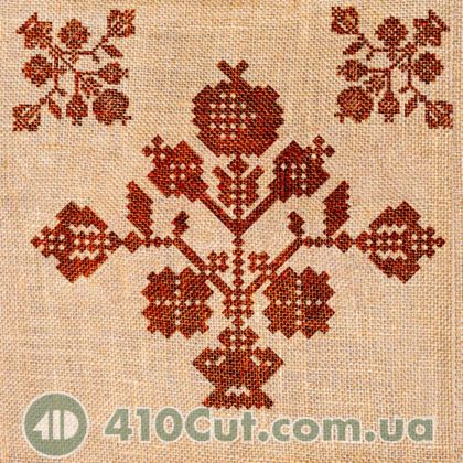 штамп для вибійки на тканині Деревце гранатове