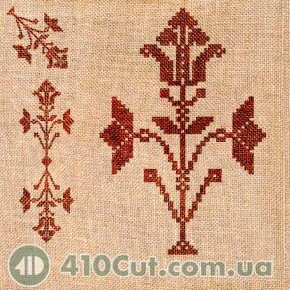 штамп для вибійки на тканині Деревце вишиване
