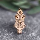 штамп для вибійки на тканині Деревце гранатове