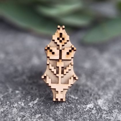 штамп для вибійки на тканині Деревце гранатове