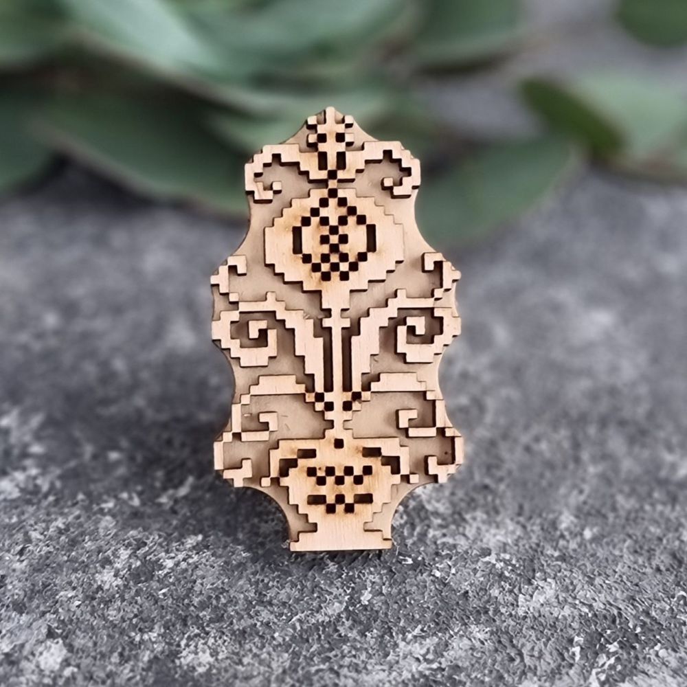 штамп для вибійки на тканині Деревце гранатове штамп для вибійки на тканині Деревце гранатове