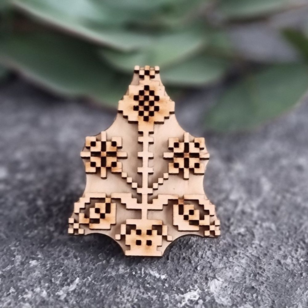 штамп для вибійки на тканині Деревце гранатове штамп для вибійки на тканині Деревце гранатове