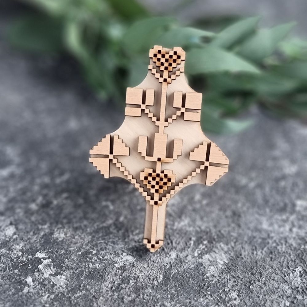 штамп для вибійки на тканині Деревце вишиване штамп для вибійки на тканині Деревце вишиване