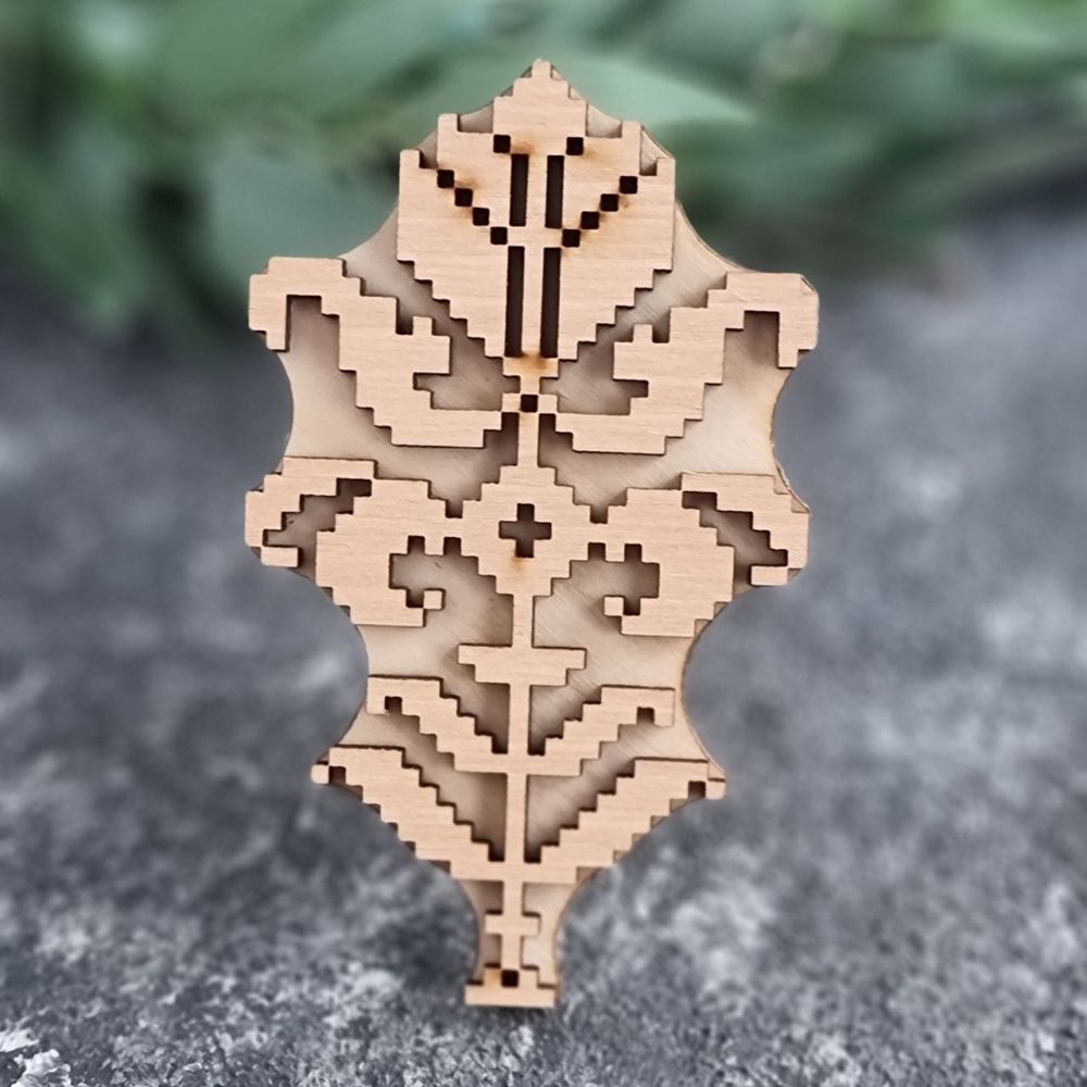 штамп для вибійки на тканині Деревце вишиване штамп для вибійки на тканині Деревце вишиване