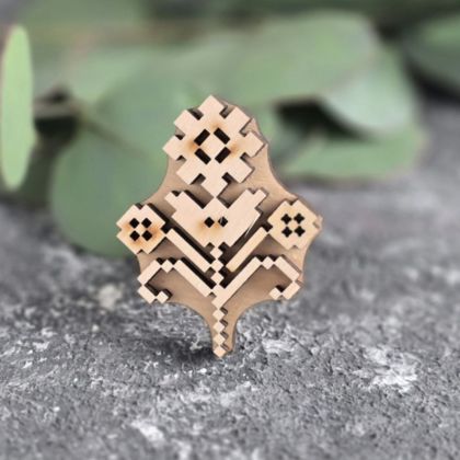 штамп вибійка гілочка барвиста