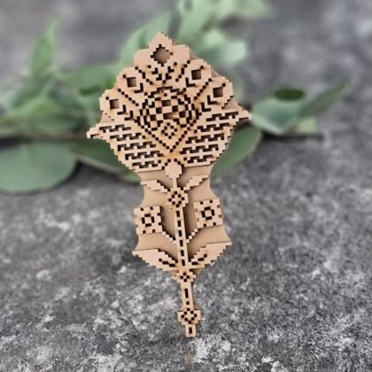 штамп вибійка гілочка барвиста