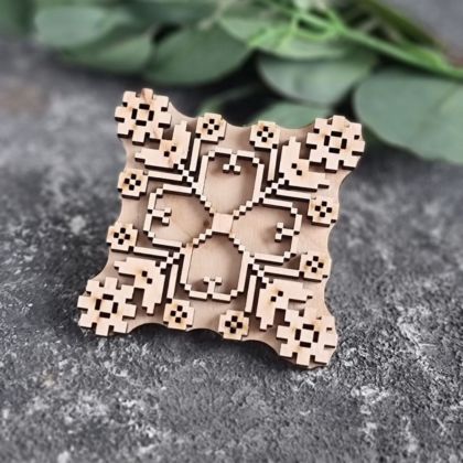 штамп вибійка гілочка барвиста