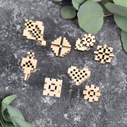 штампи вибійки для тканини елементи вишивані