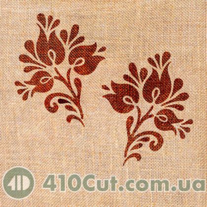 Дерев'яні штампи-вибійки квітка таврійська з колекції "Таврійський розпис"