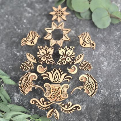 Набір дерев'яних вибійок "Таврійський розпис"