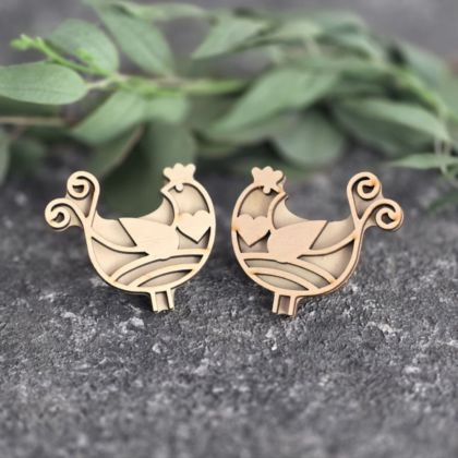 штампи вибійки радісні пташки