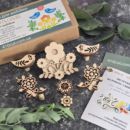 Набір вибійок штампів подарунковий "Квітковий"