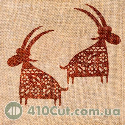 відбиток Дерев'яна вибійка штамп кози вишивані