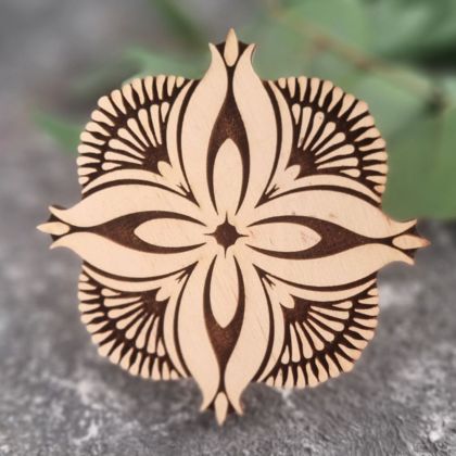 Дерев'яні штампи-вибійки Зоря Таврії з колекції "Таврійський розпис"