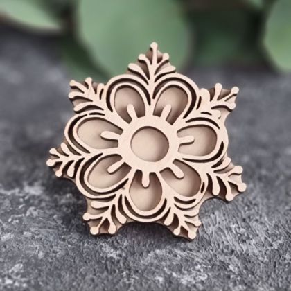 Штамп для вибійки на тканині Зіркоквіт