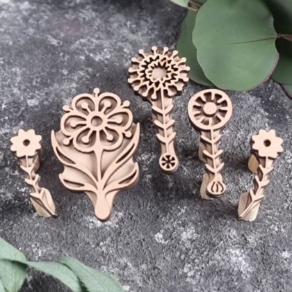 Штампи вибійки по тканині Зіркоквіт