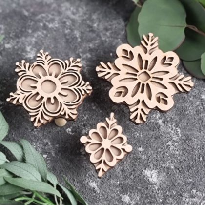 Штамп для вибійки на тканині Зіркоквіт